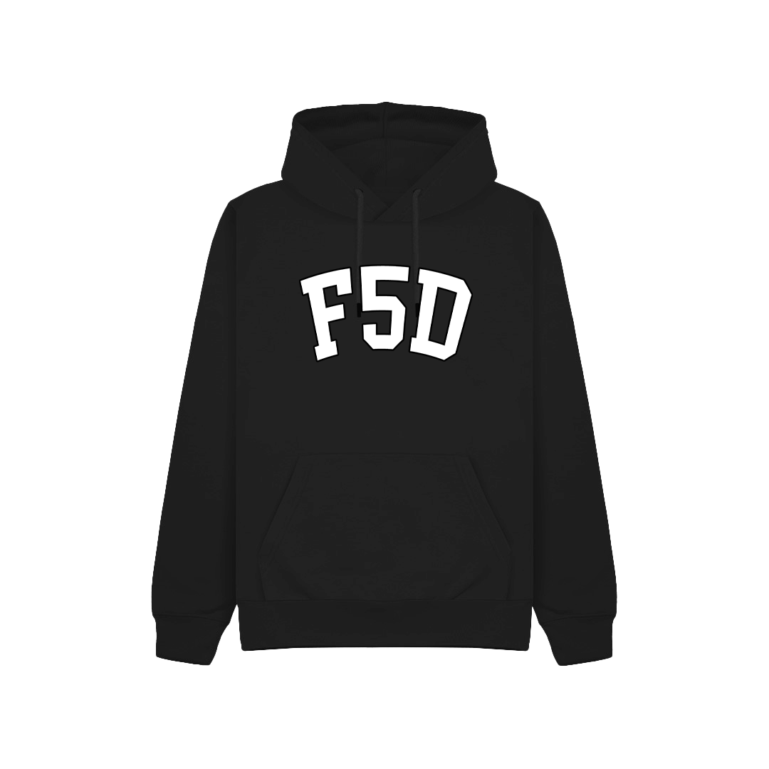 FLAM5 VARSITY HOODIE WHITE - Flam5drumming