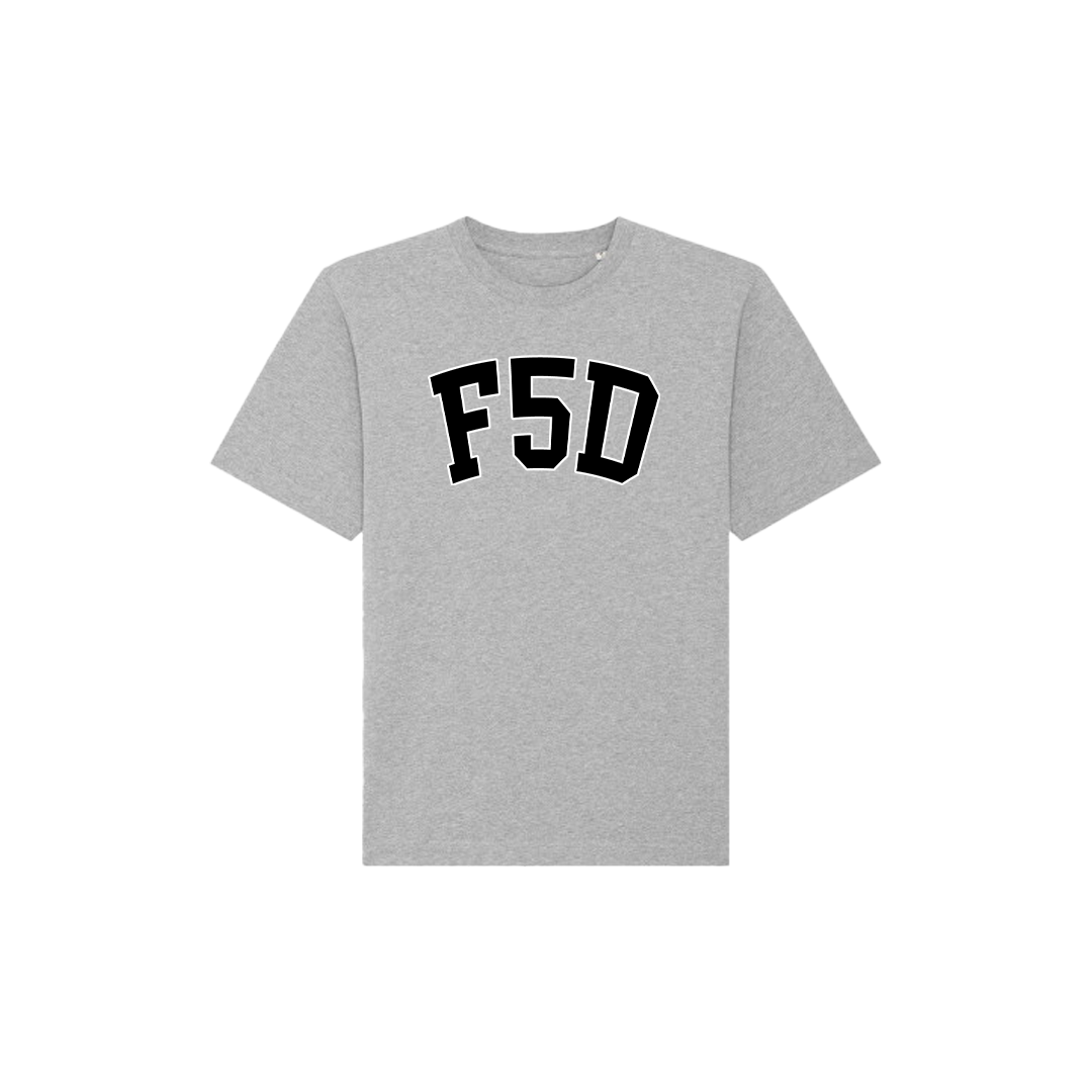 FLAM5 VARSITY TSHIRT BLACK/WHITE