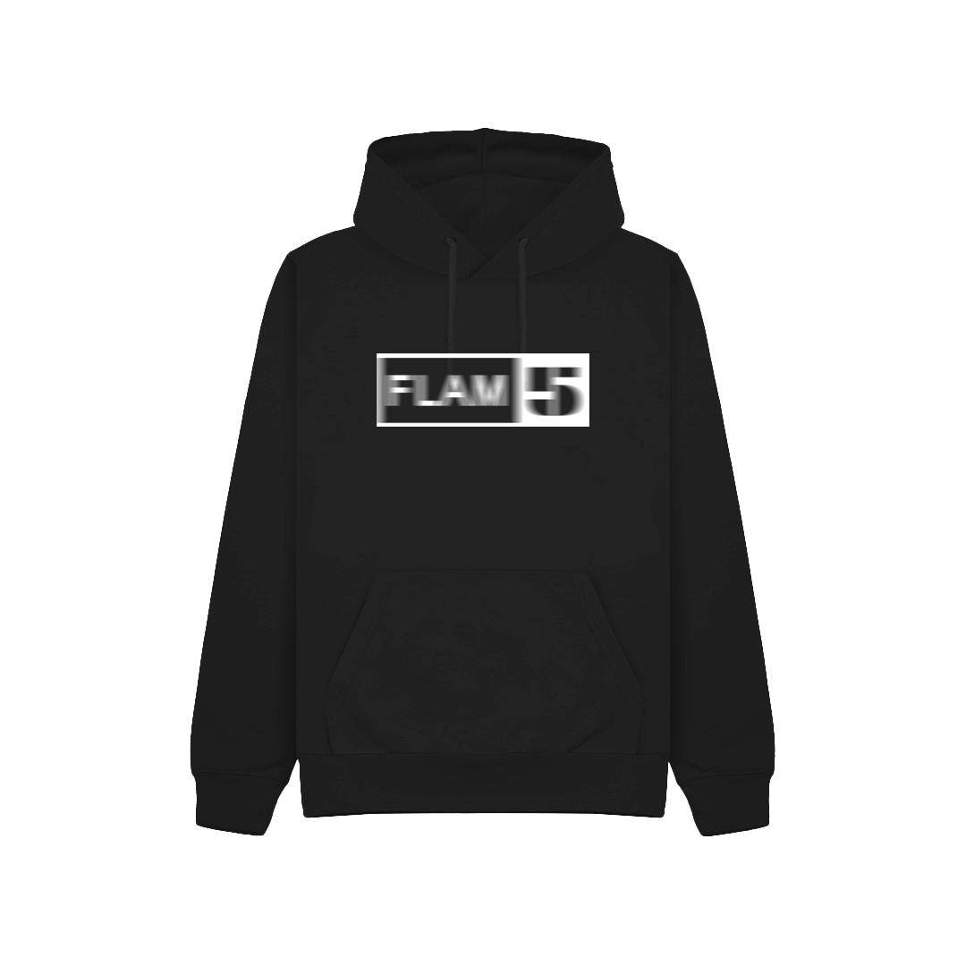 FLAM5 ORIGINAL BLUR GREY HOODIE - Flam5drumming