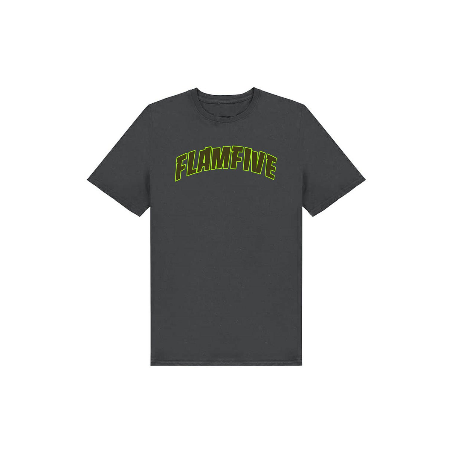 FLAM5 TSHIRT THRASH DARK GREY - Flam5drumming