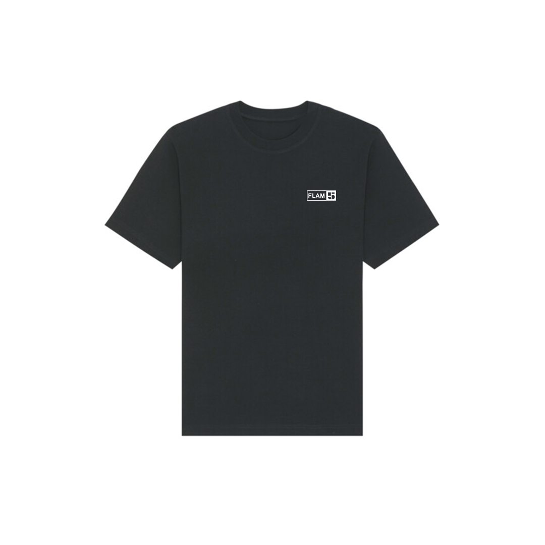 KIDS FLAM5 DRUMMING CLUB BLACK TSHIRT - Flam5drumming