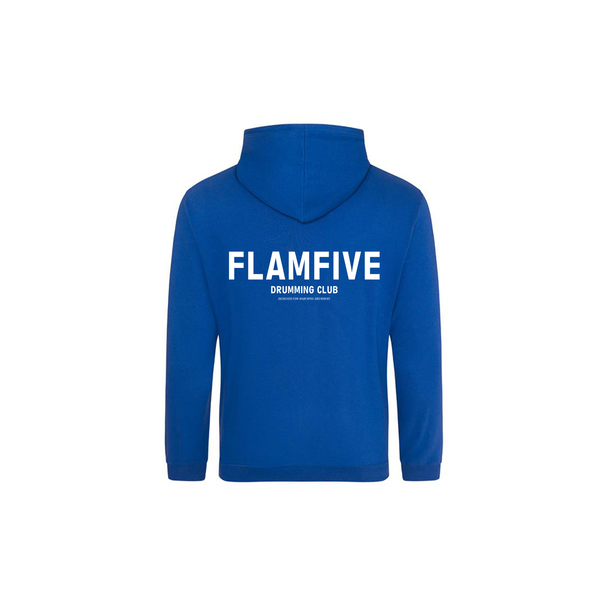 FLAM5 DRUMMING CLUB HOODIE BLUE - Flam5drumming