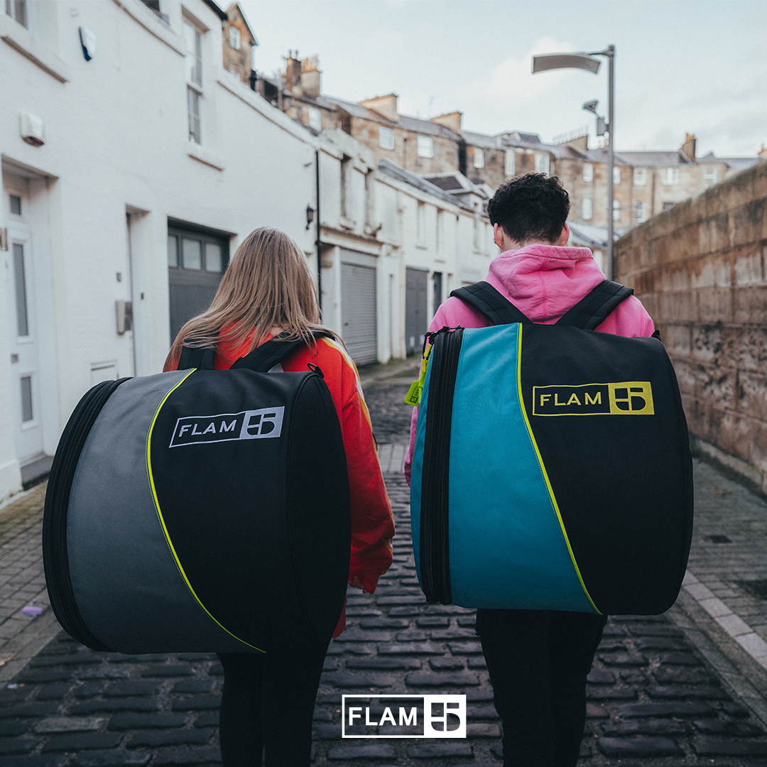 FLAM5 V3 SNARE DRUM CASE GREY - Flam5drumming