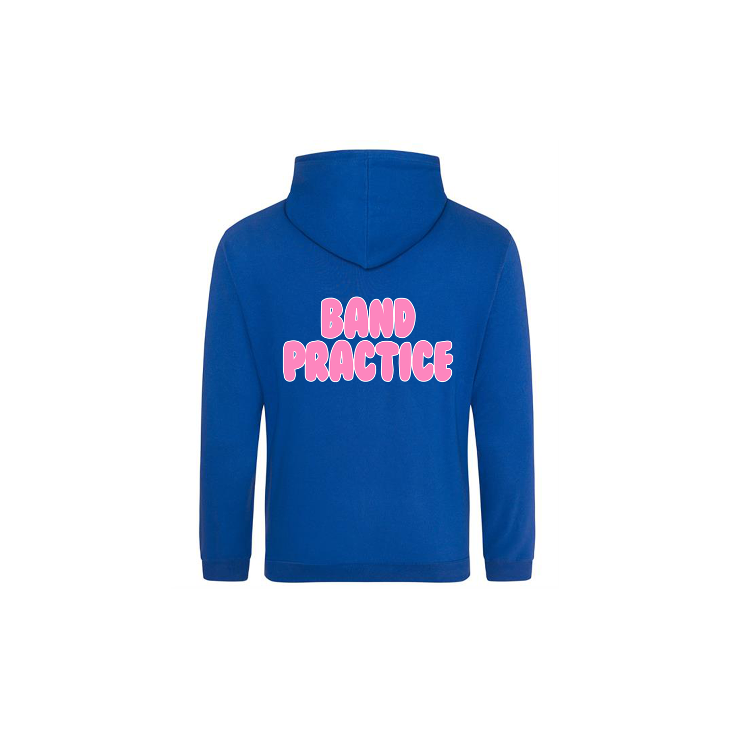 NEW FLAM5 BLUE "BAND PRACTICE" HOODIE PINK - Flam5drumming