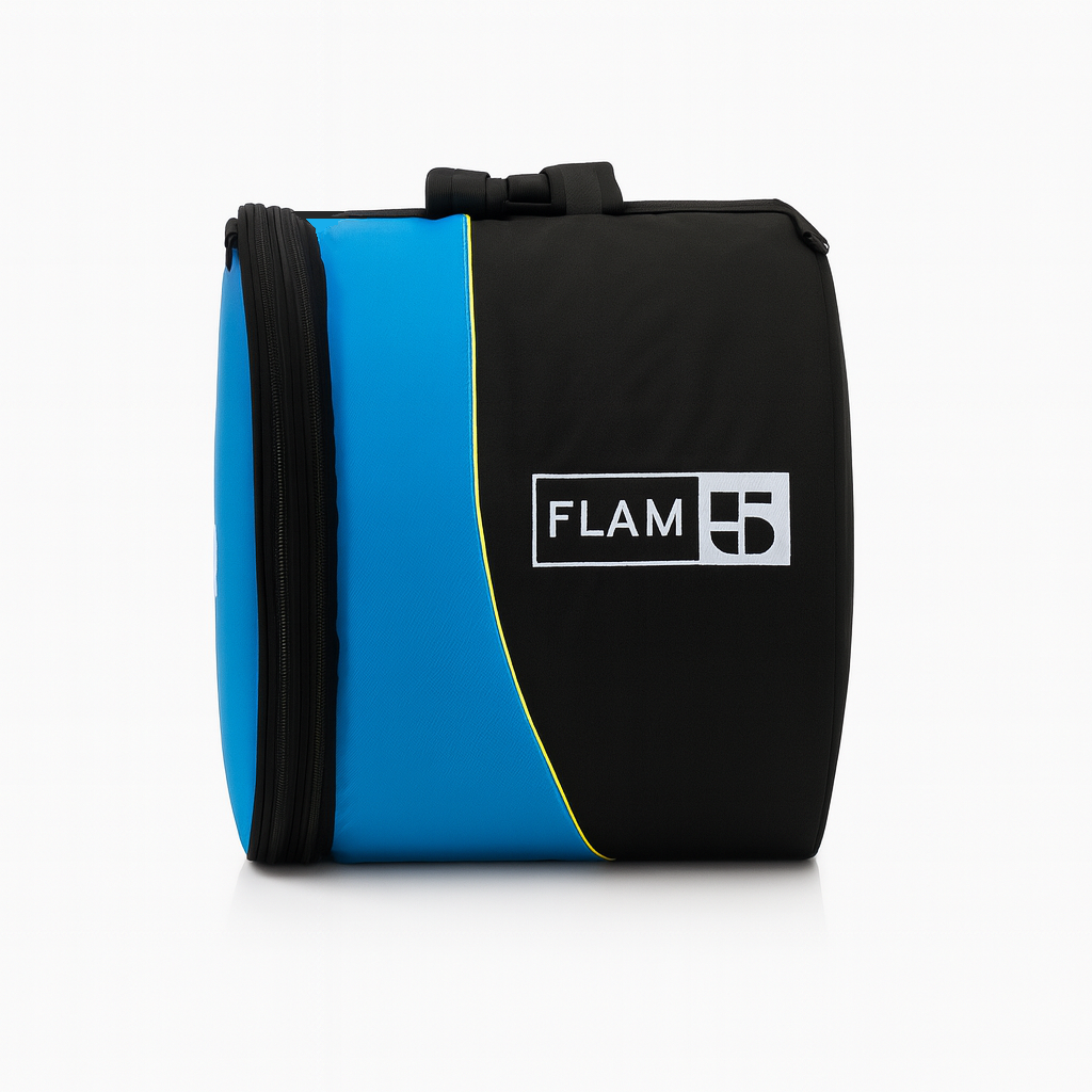 FLAM5 V3 SNARE DRUM CASE BLUE - Flam5drumming