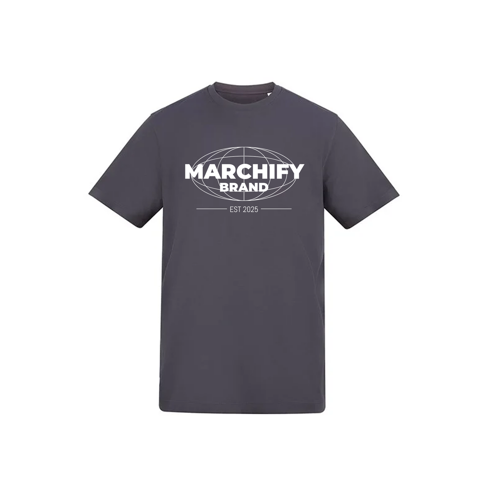 MARCHIFY BRAND TSHIRT CHARCOAL - Flam5drumming