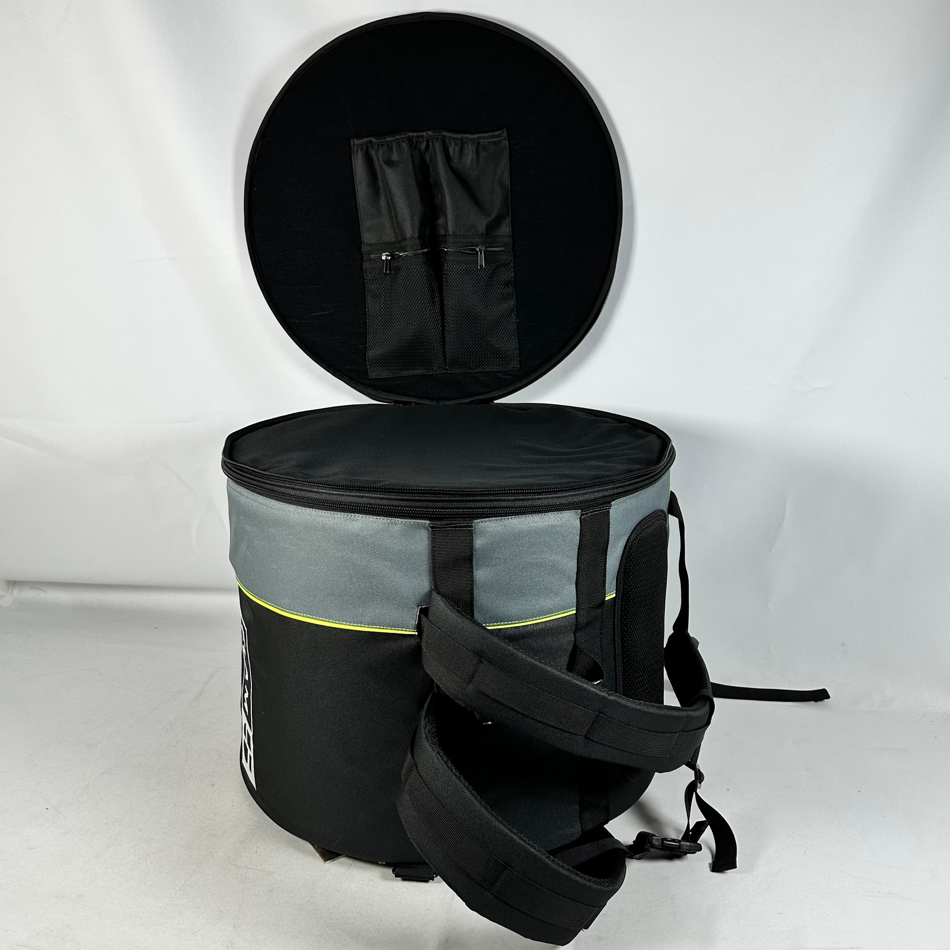 FLAM5 V2 TENOR DRUM CASE GREY 14" - 15" - Flam5drumming